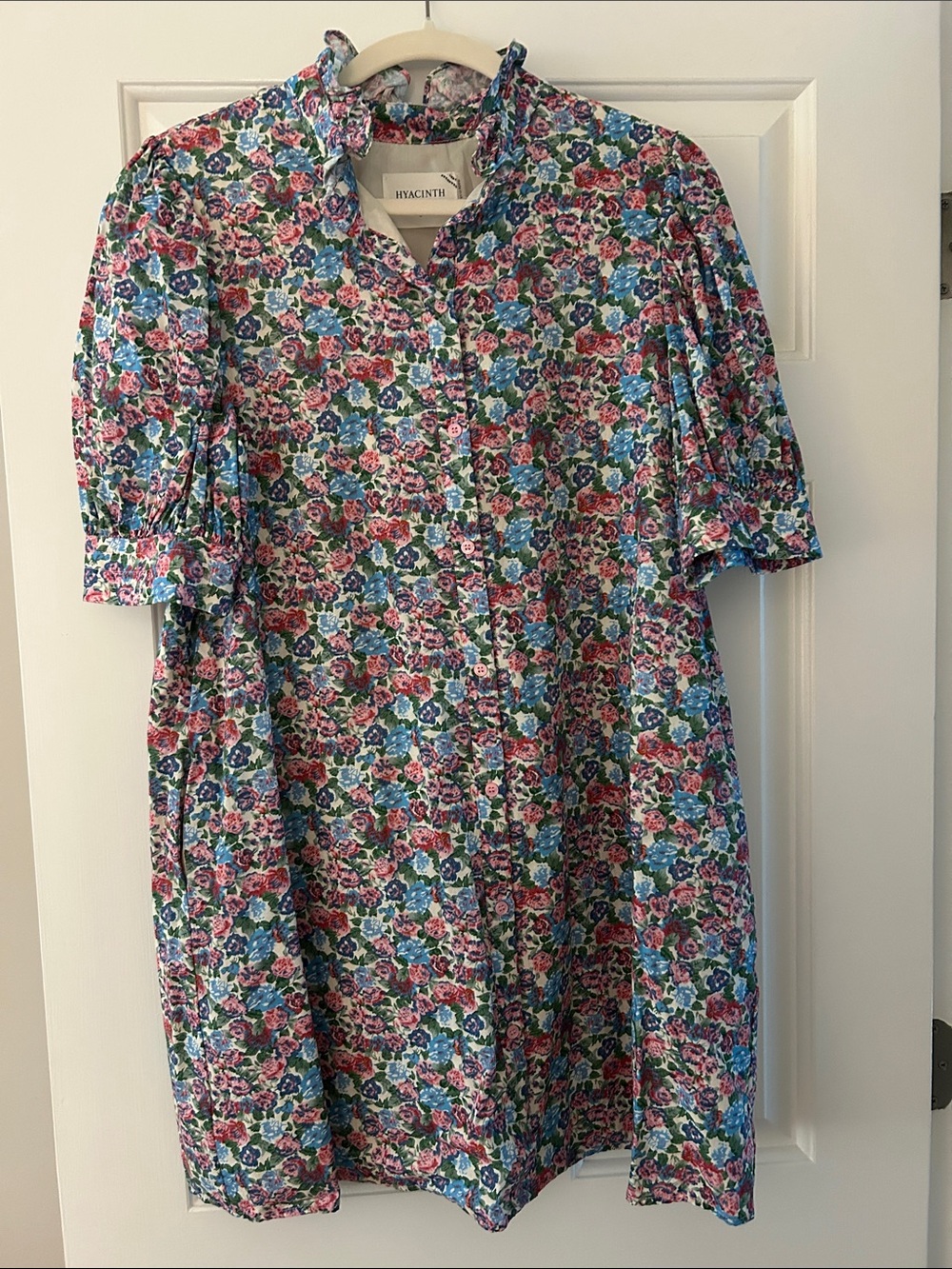 Hyacinth House Floral Button Front Dress Size L